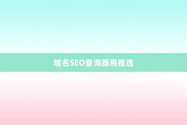 域名SEO查询器用推选